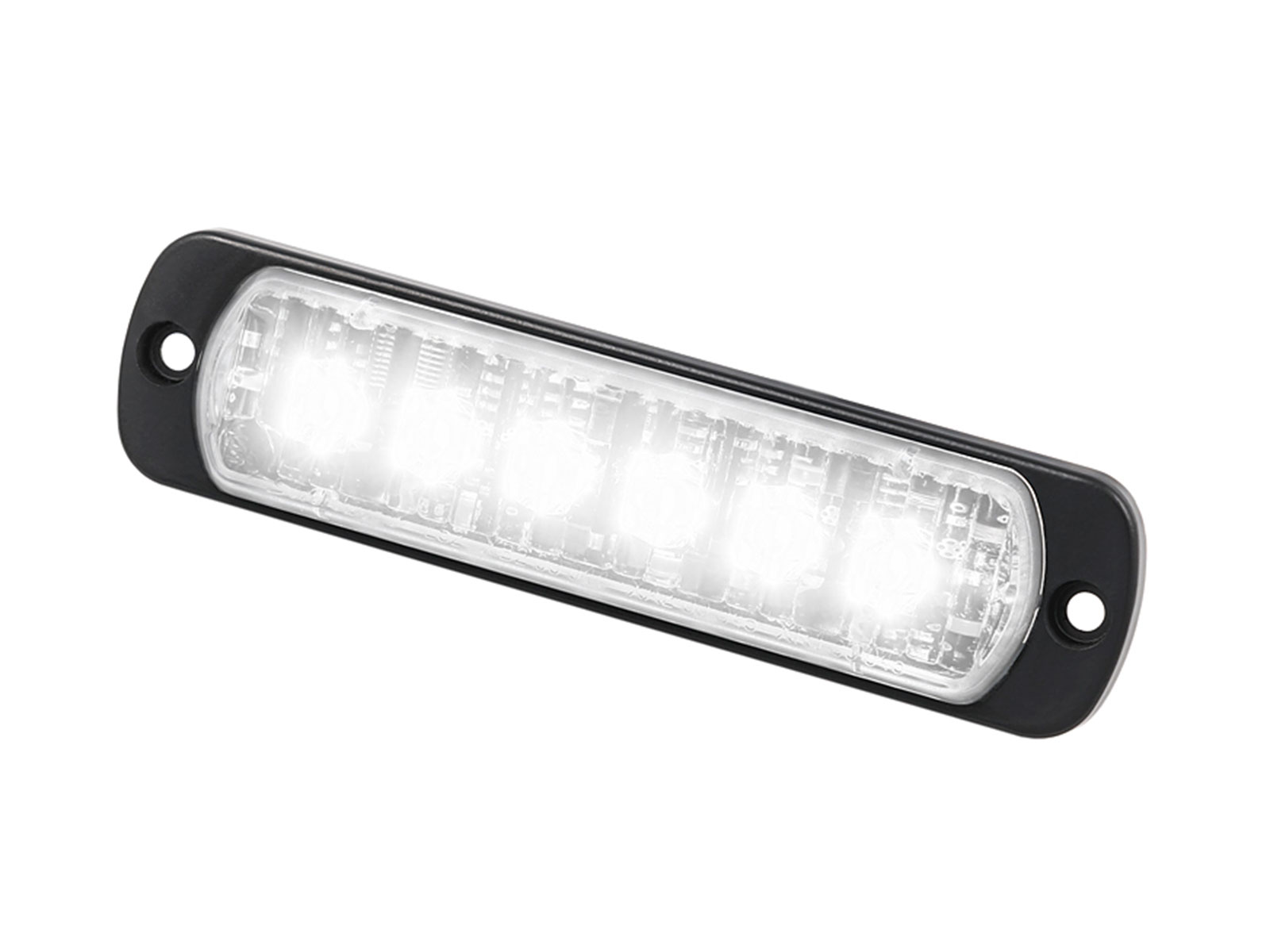 L52 Lamp White Horizontal Angle View Lit