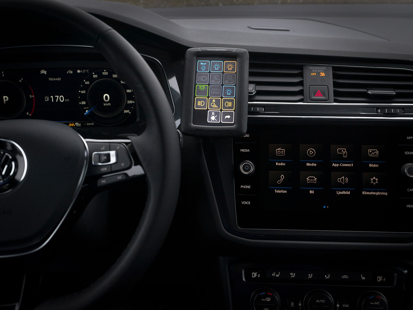 T4 Touch Panel In Situ on Vehicle Dash