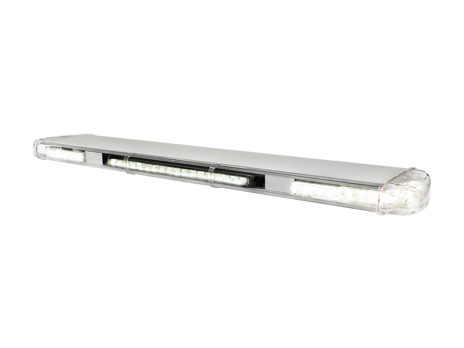 Vega Security Lightbar White Lit Angle View