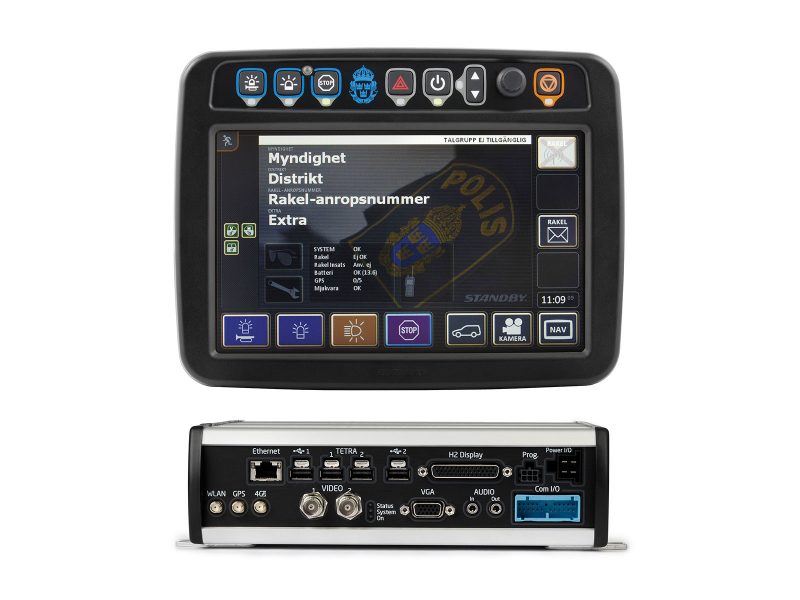 Carat Control System Screen and Inputs