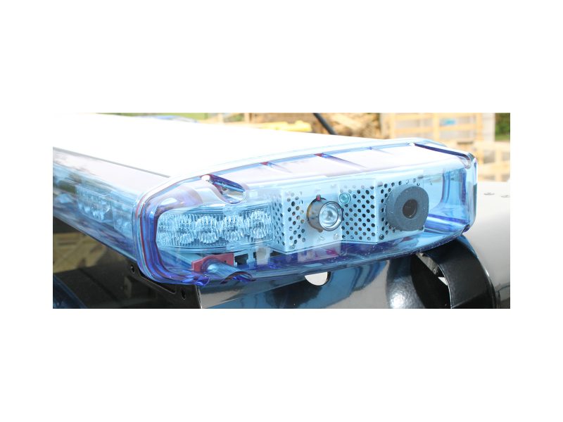 2 Side Alley Light Option for Vega Lightbar Close Up Angle View In Situ