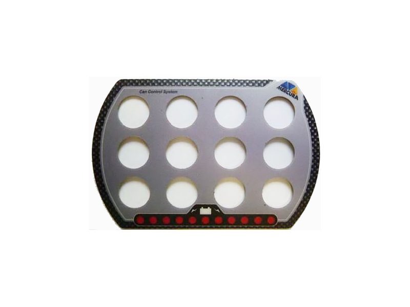 Screen Overlay for 11 Button Control Panel