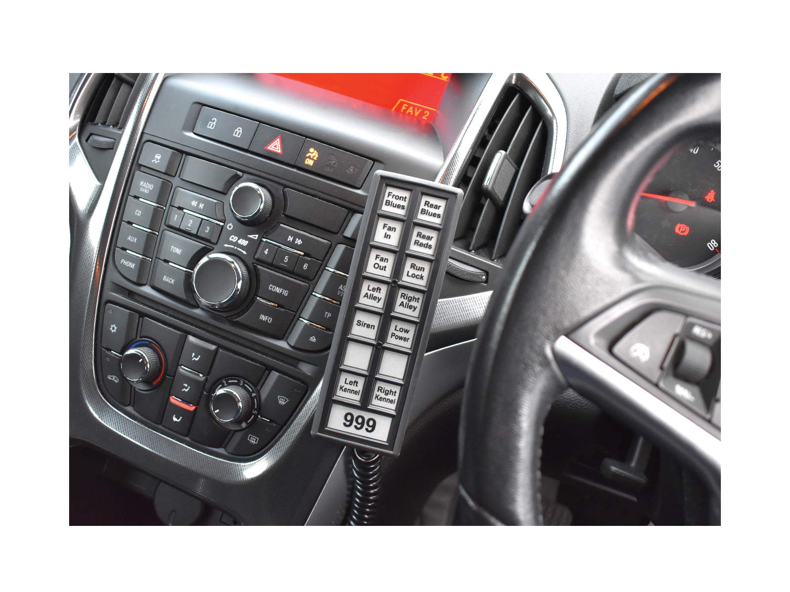 MCS-T16 MaxiPlus Switch Unit - 2019 Update Mounted Near Centre Console