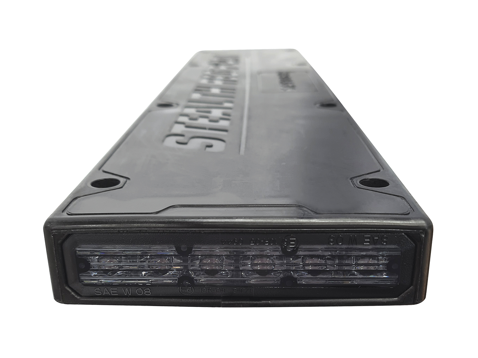 Stealth Reg Plate Smoked Lens - Flexible Body Side View