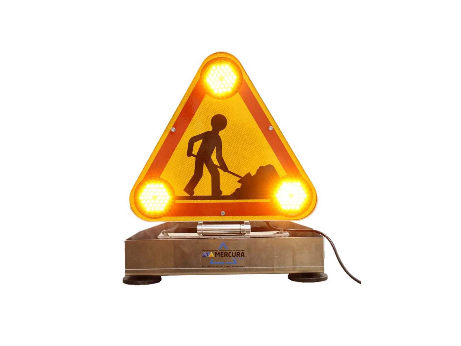 Electric warning triangle 500 mm