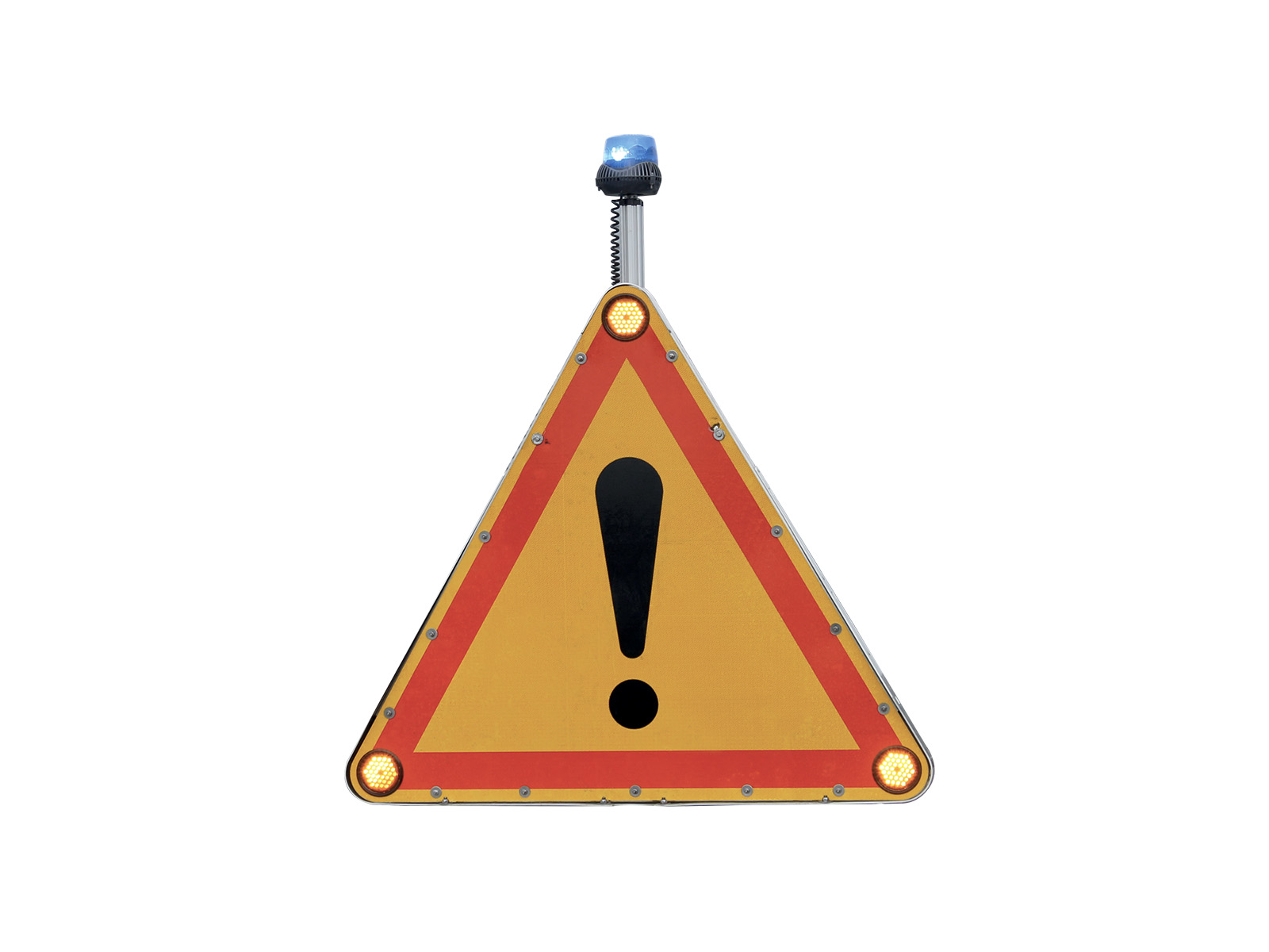 Beacon on telescopic mast