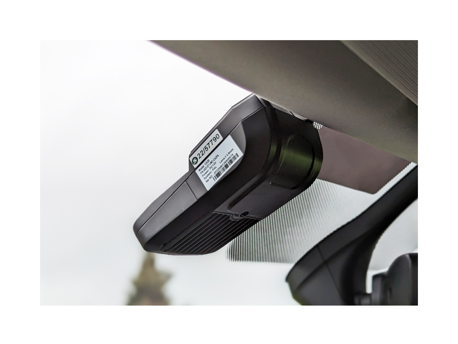 AHD Forward Facing Camera In Situ Ambulance Window Internal View